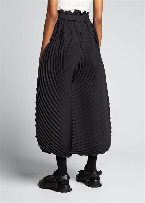 miyake pleated pants